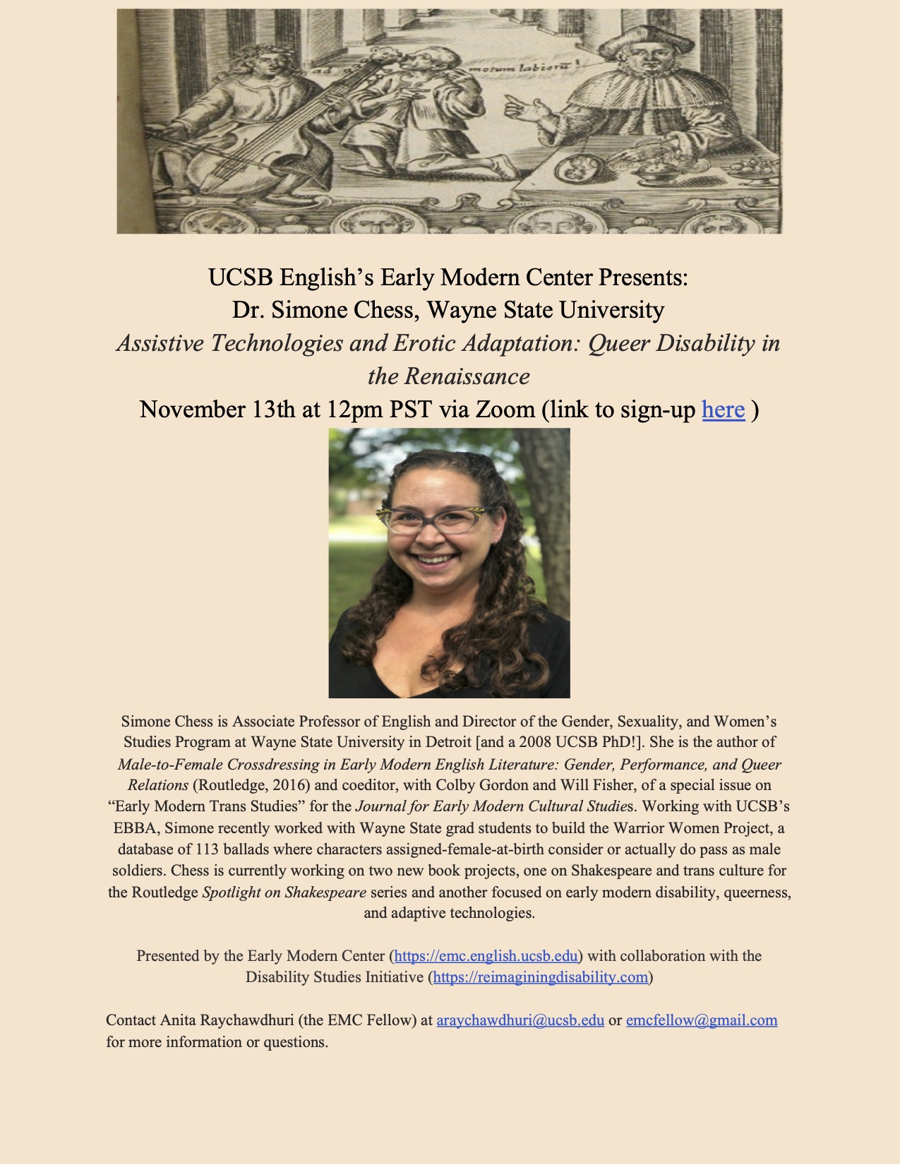 Simone Chess 2020-2021 Events – The Early Modern Center